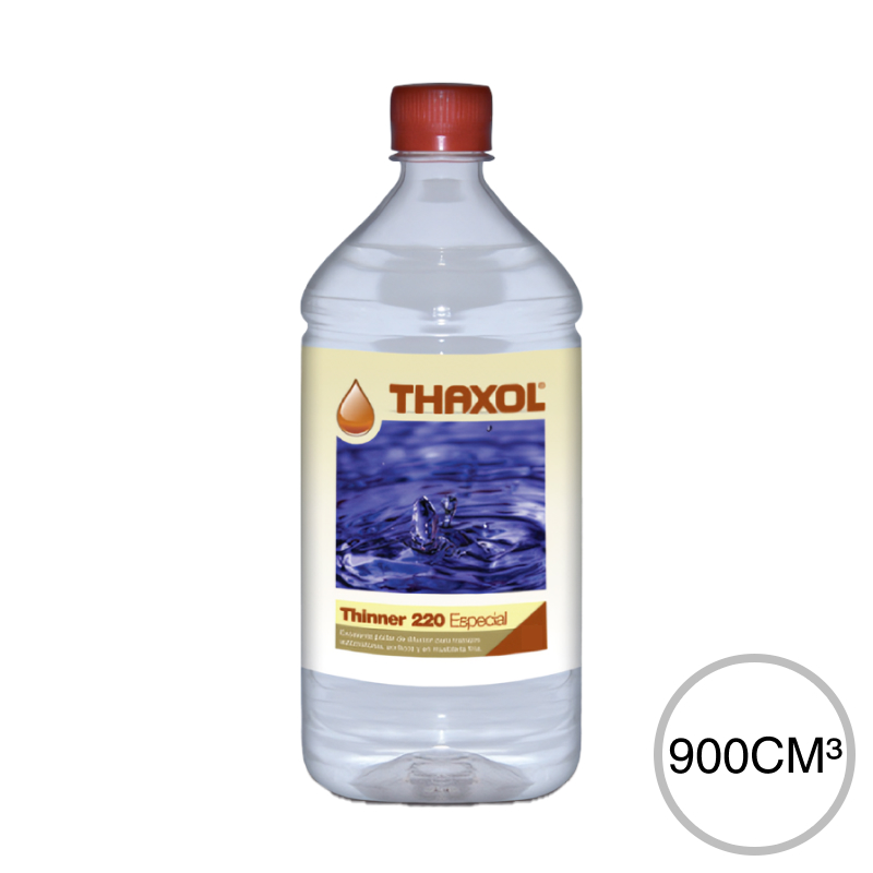 Diluyente thinner 220 Especial botella x 900 cm³