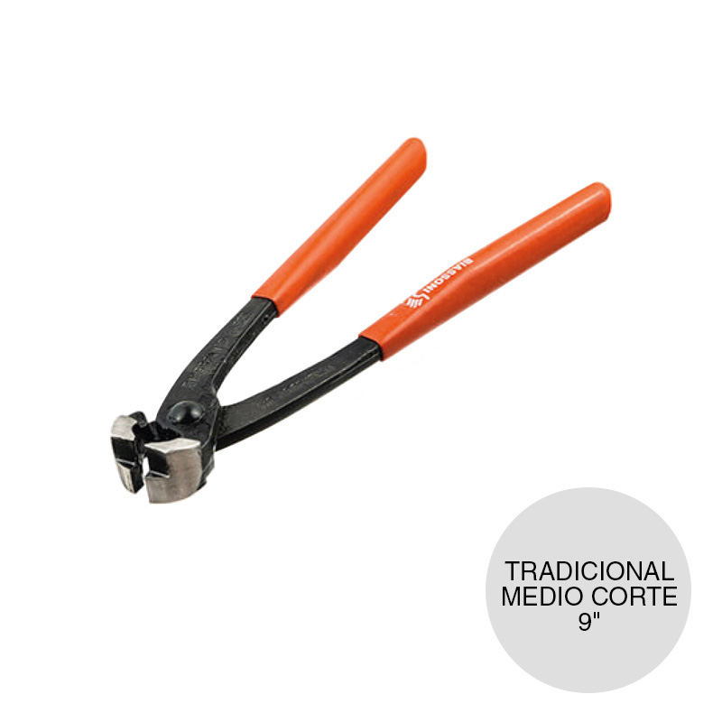 Tenaza armador tradicional medio corte 9"- 225mm