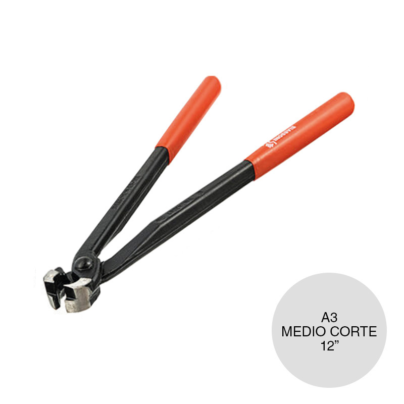 Tenaza armador A3 medio corte 12"- 300mm