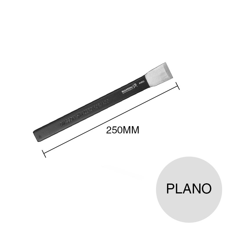 Cortafrios plano acero 250mm x 35mm