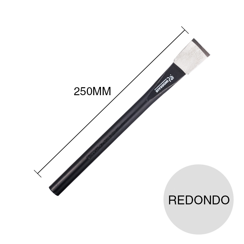 Cortafrios redondo acero mango pintado 250mm