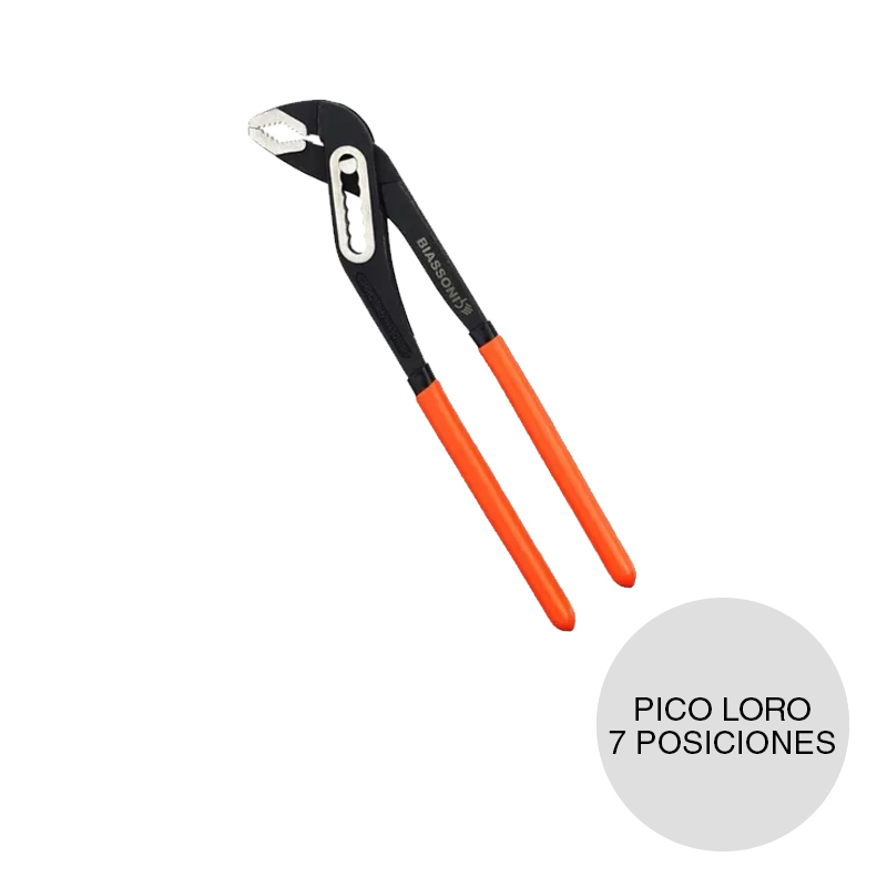 Pinza pico loro regulable doble corredera 7 posiciones