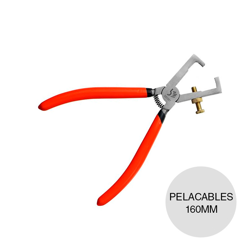 Pinza pelacables acero 160mm
