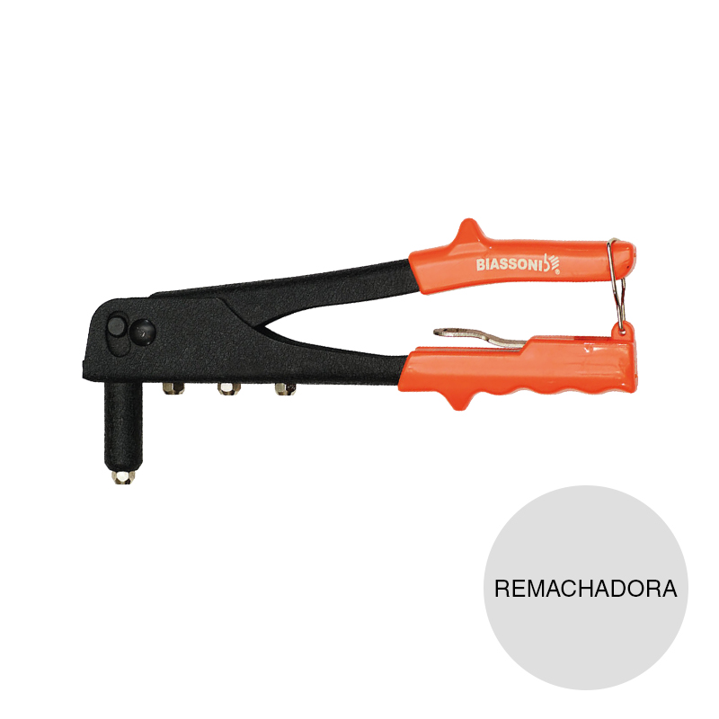 Remachadora acero mango PVC antideslizante