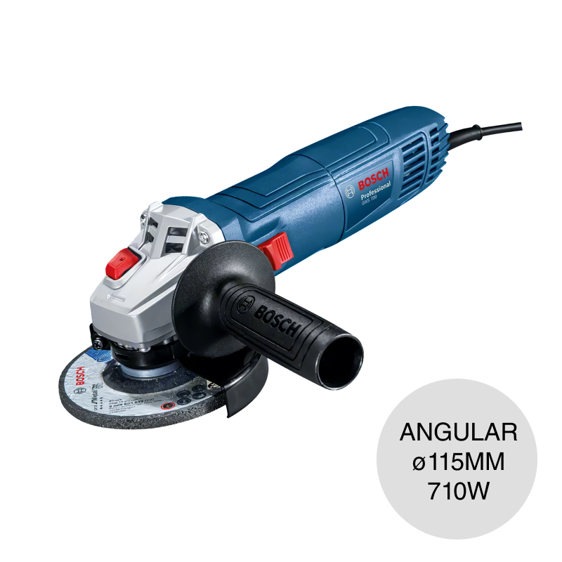 Amoladora angular GWS 700 Professional empuñadura lateral ø 4 1/2" - ø 115mm 710w