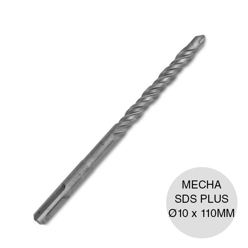 Mecha percutora widia pointer SDS Plus doble filo ø 10mm x 110mm