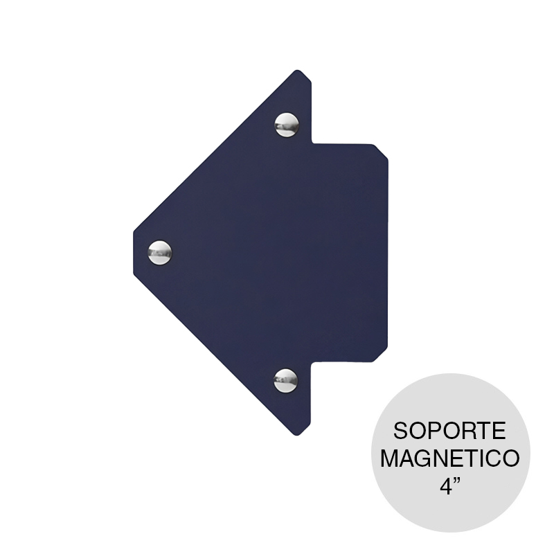 Soporte magnetico tipo flecha 4"