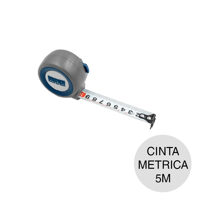 Cinta metrica metalica autofrenante 25mm x 5m