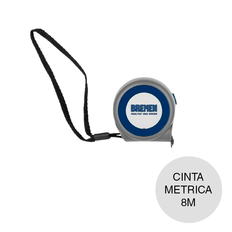 Cinta metrica metalica autofrenante 25mm x 8m