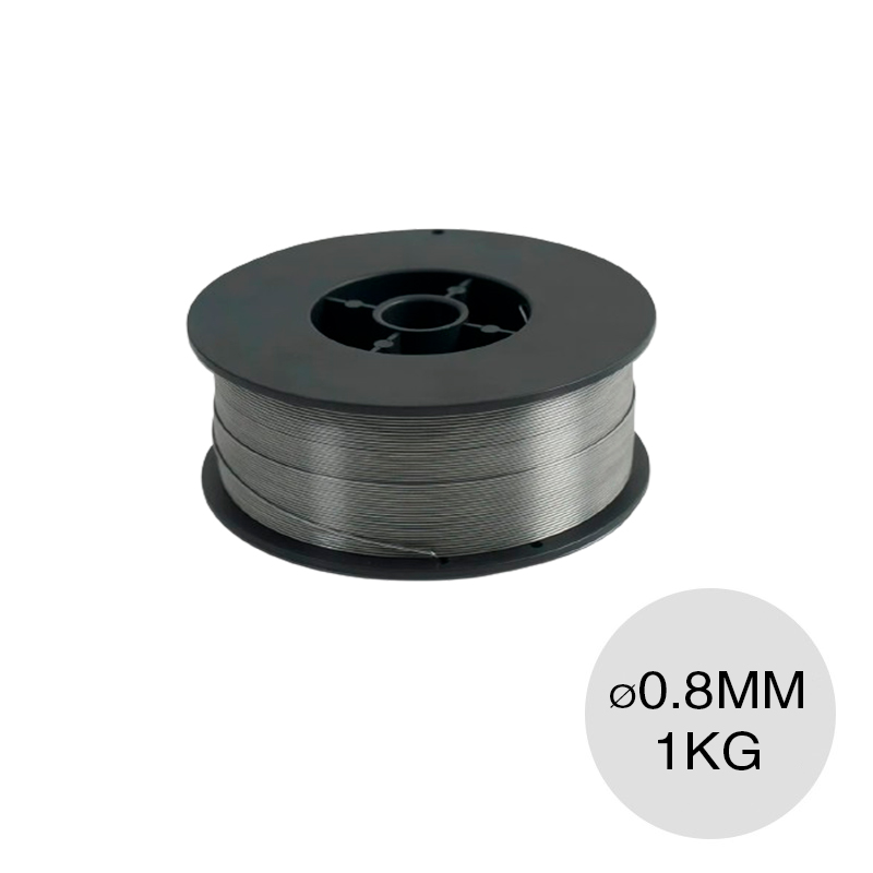 Alambre flux p/soldar ø 0.8mm rollo x 1kg