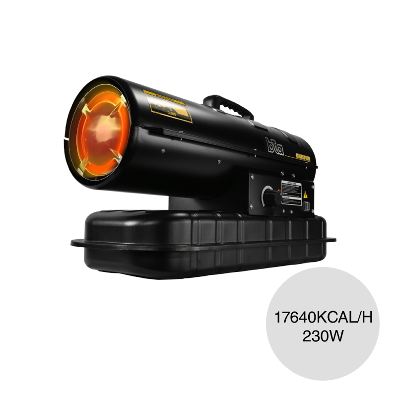 Calefactor cañon Industrial diesel/kerosene 17640kcal/h 22l 230w