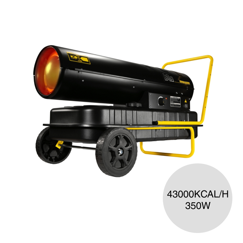 Calefactor cañon Industrial diesel/kerosene 43000kcal/h 50l 350w