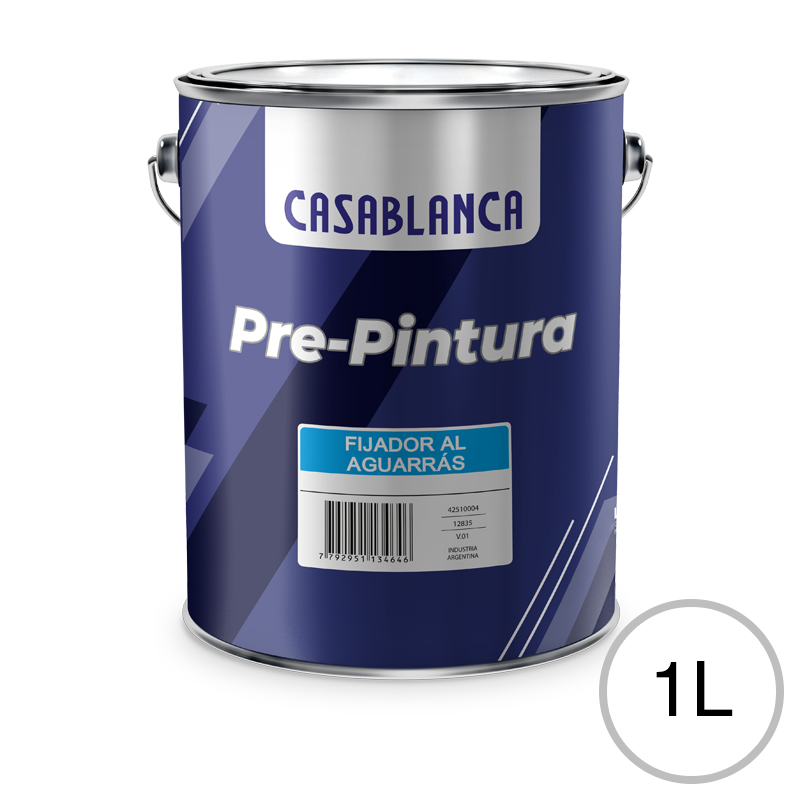 Fijador sellador concentrado al aguarras transparente mate lata x 1l