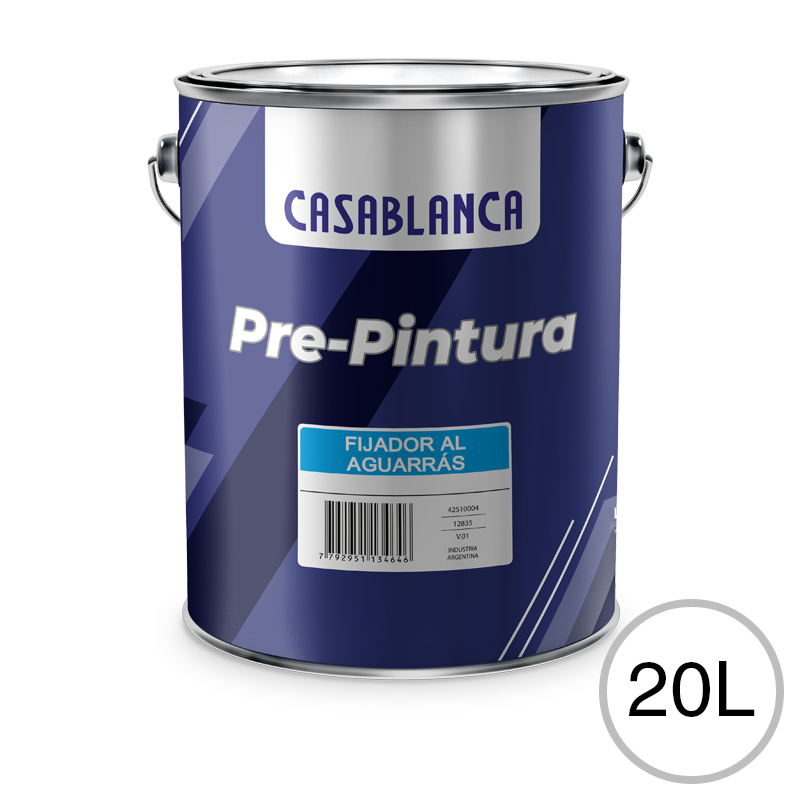 Fijador sellador concentrado al aguarras transparente mate lata x 20l