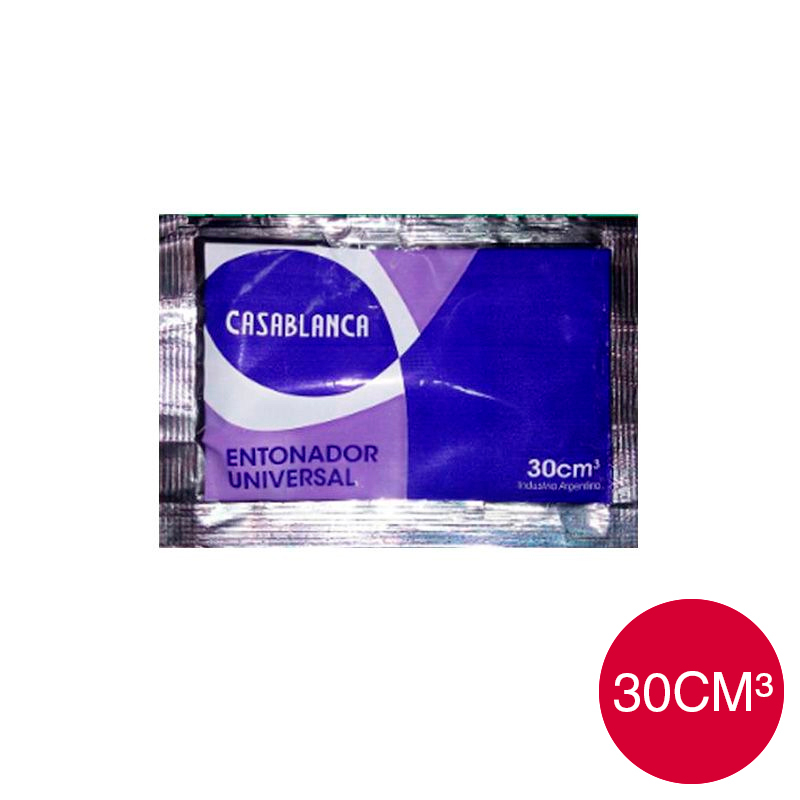 Entonador universal pinturas bermellon sachet x 30cm³