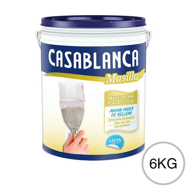 Masilla tomado juntas construccion seco y terminacion interior lista para usar balde x 6kg
