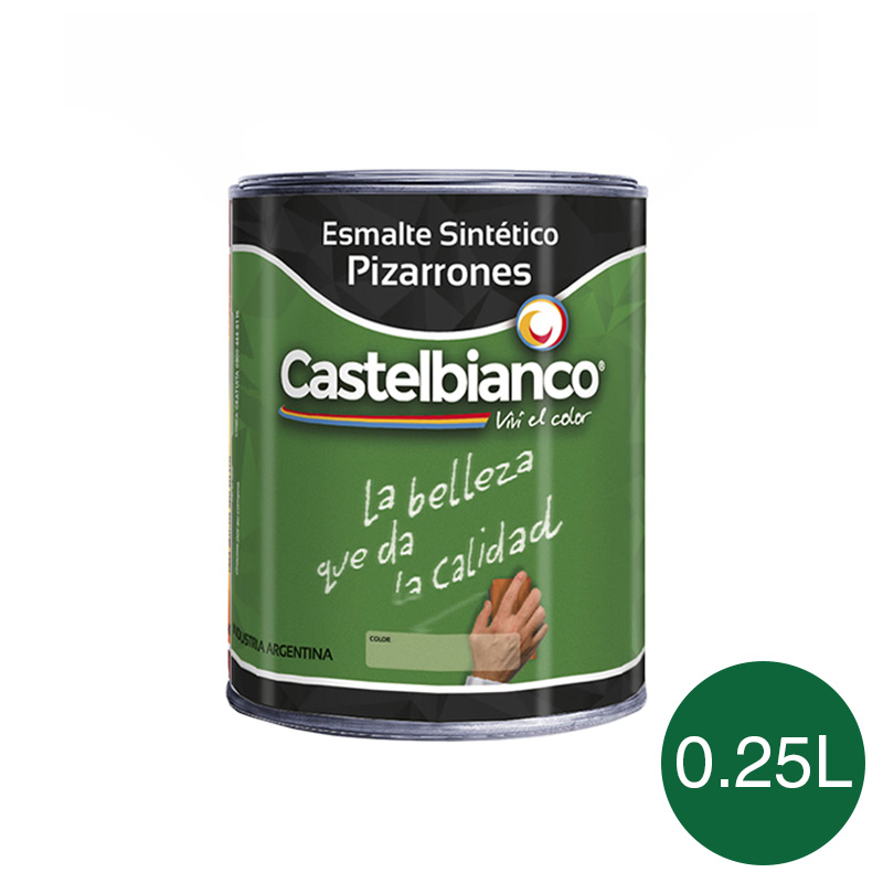 Esmalte sintetico pizarron verde mate lata x 0.25l