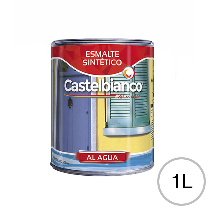 Esmalte acrilico Ecologico al agua blanco mate lata x 1l