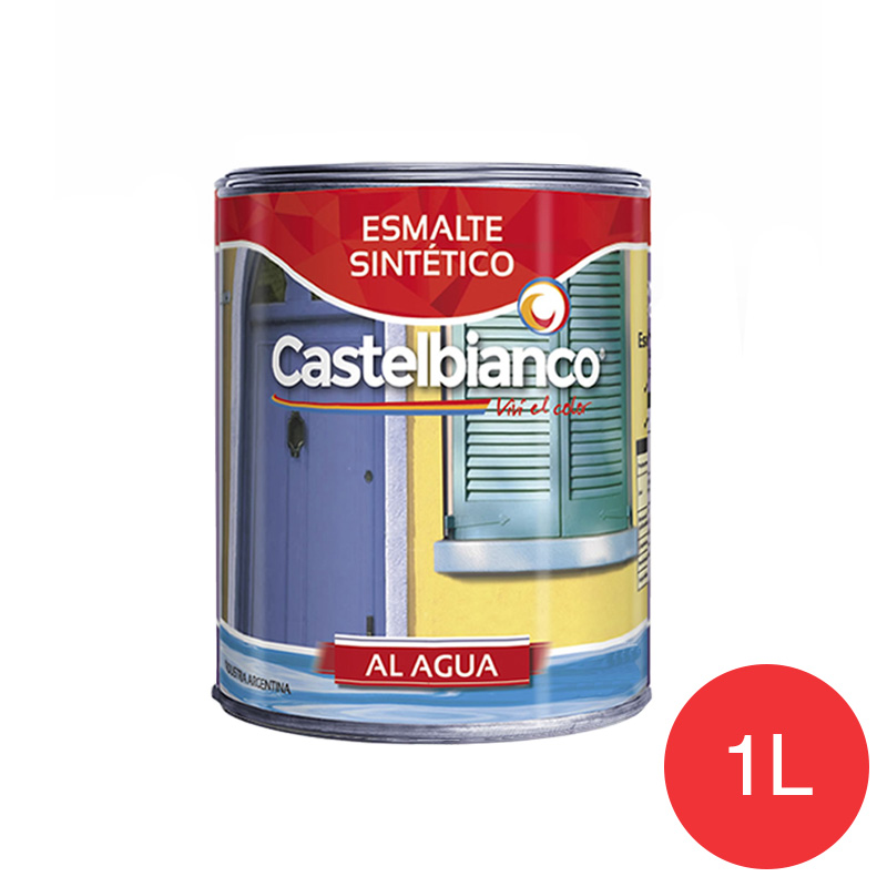 Esmalte acrilico Ecologico al agua rojo mate lata x 1l