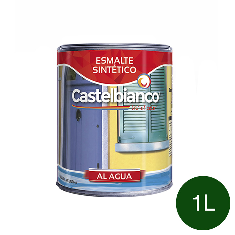 Esmalte acrilico Ecologico al agua verde mate lata x 1l