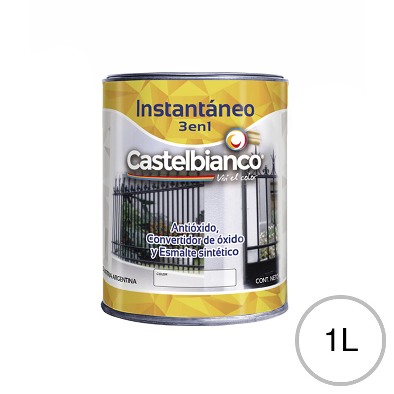 Esmalte Instantaneo Multifuncion 3 en 1 blanco brillante lata x 1l