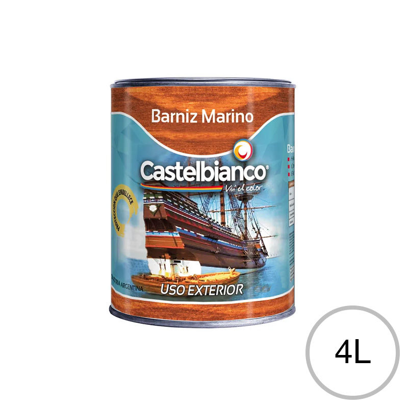 Barniz sintetico Marino ECO exterior transparente brillante lata x 4l