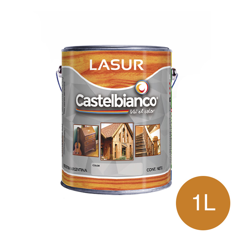 Recubrimiento madera Lasur roble brillante lata x 1l