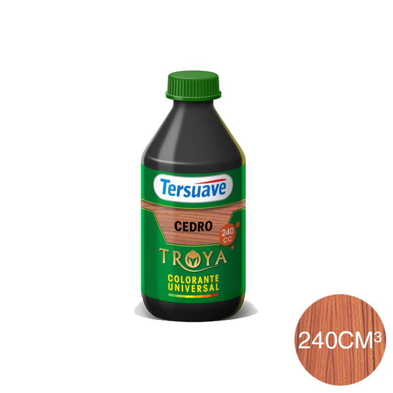 Colorante Laca y Barniz Troya Cedro 240cc