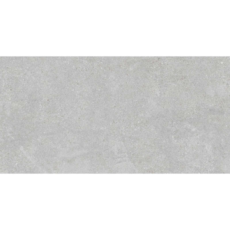 Piso y revestimiento porcellanato Mikonos gris satinado borde rectificado microbisel 640mm x 1.22m x 2u x caja 1.56m²