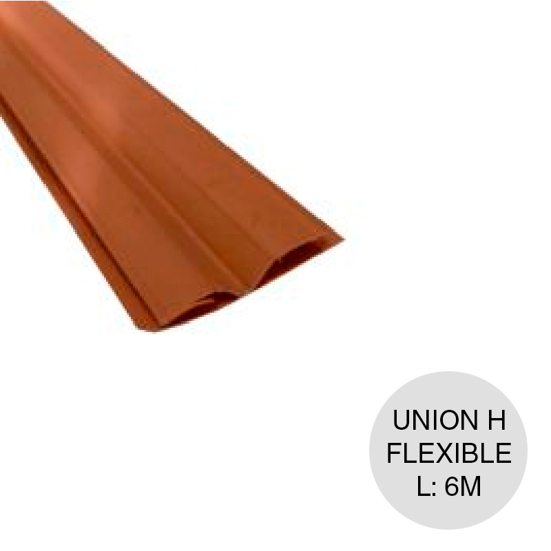 PERFIL CIELORRASO ECOPVC ANGULO FLEXIBLE CAOBA 6000MM