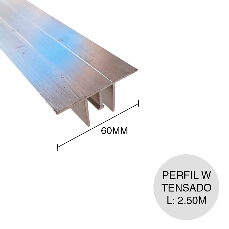 PERFIL TENSO SEPARADOR W 2500MM