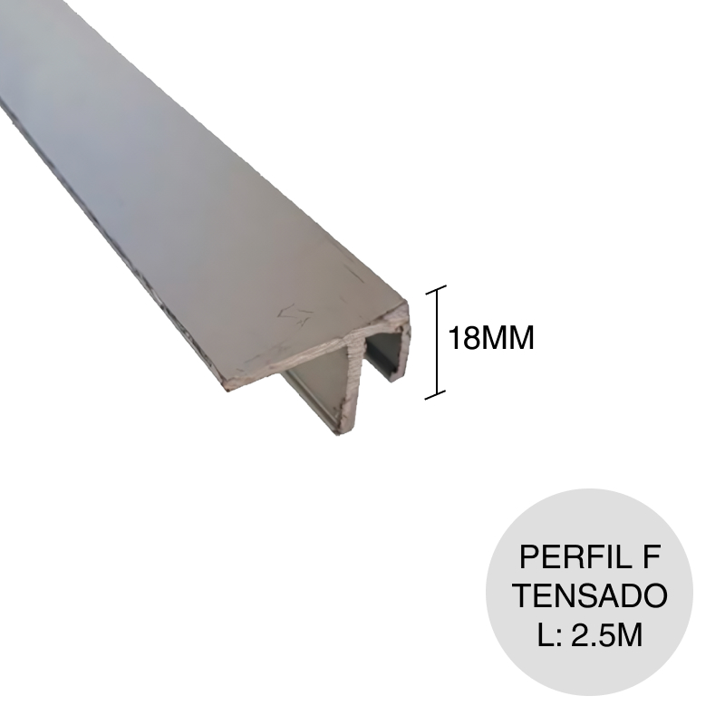 PERFIL TENSO TECHO F 2500MM