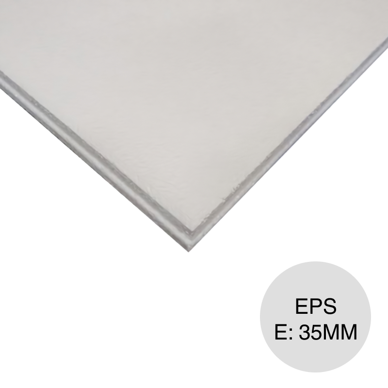 Placa cielorraso Cielotex EPS texturada blanco 35mm x 605mm x 605mm