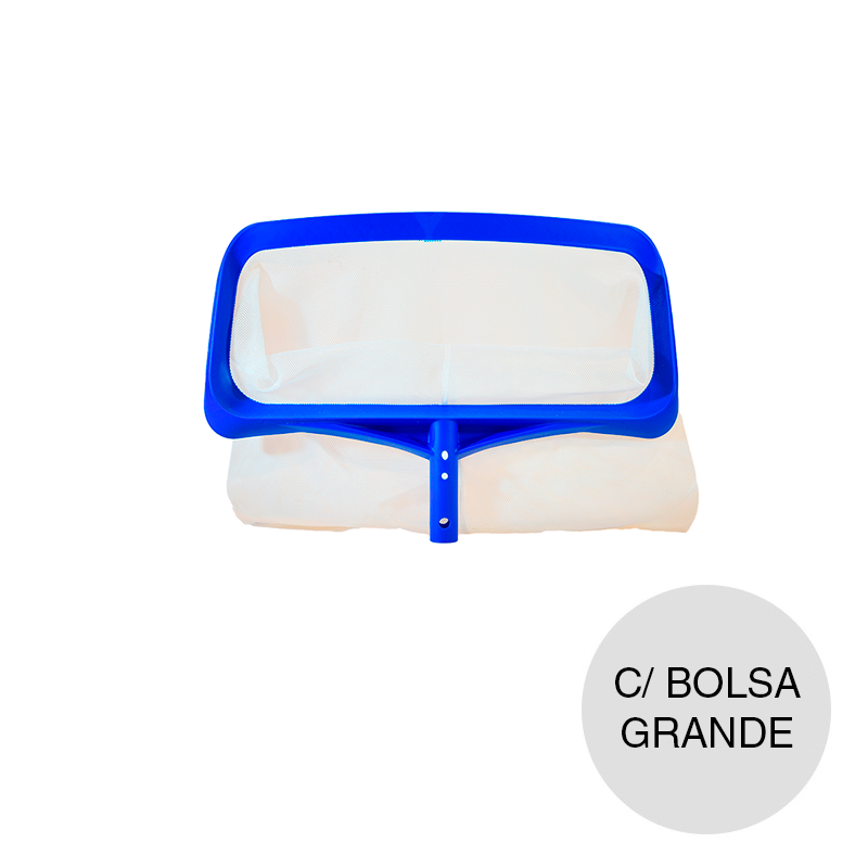 Cabezal saca hojas con bolsa grande para pileta