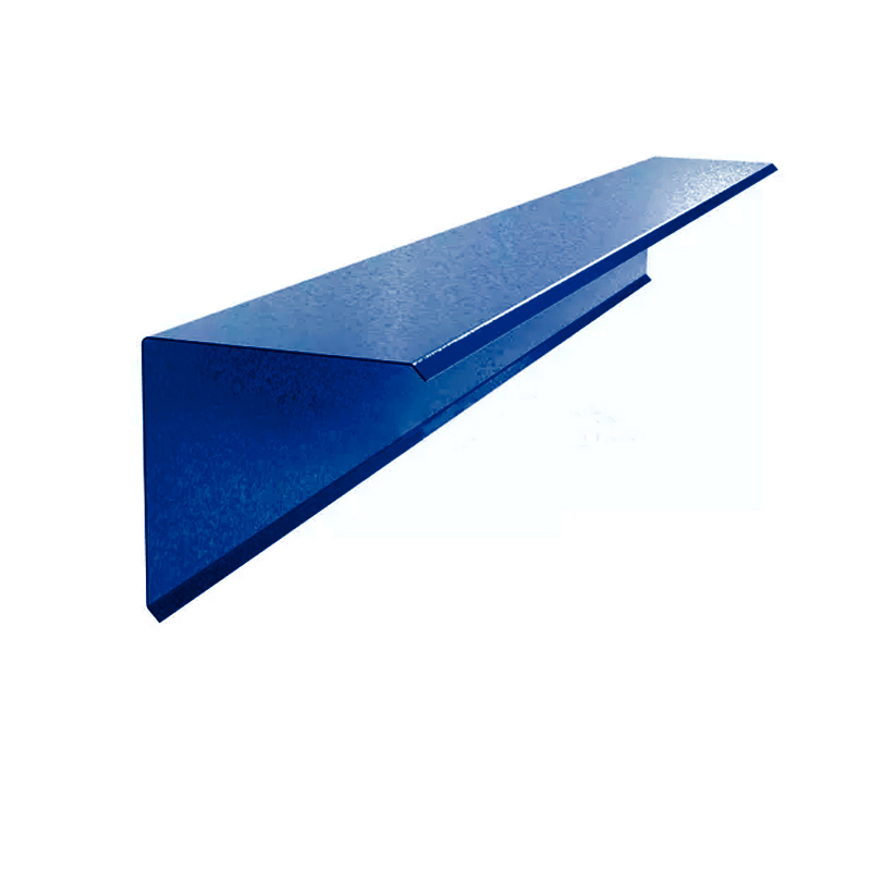 Babeta lateral esquinero azul C25 Des. 330mm x 2.44m