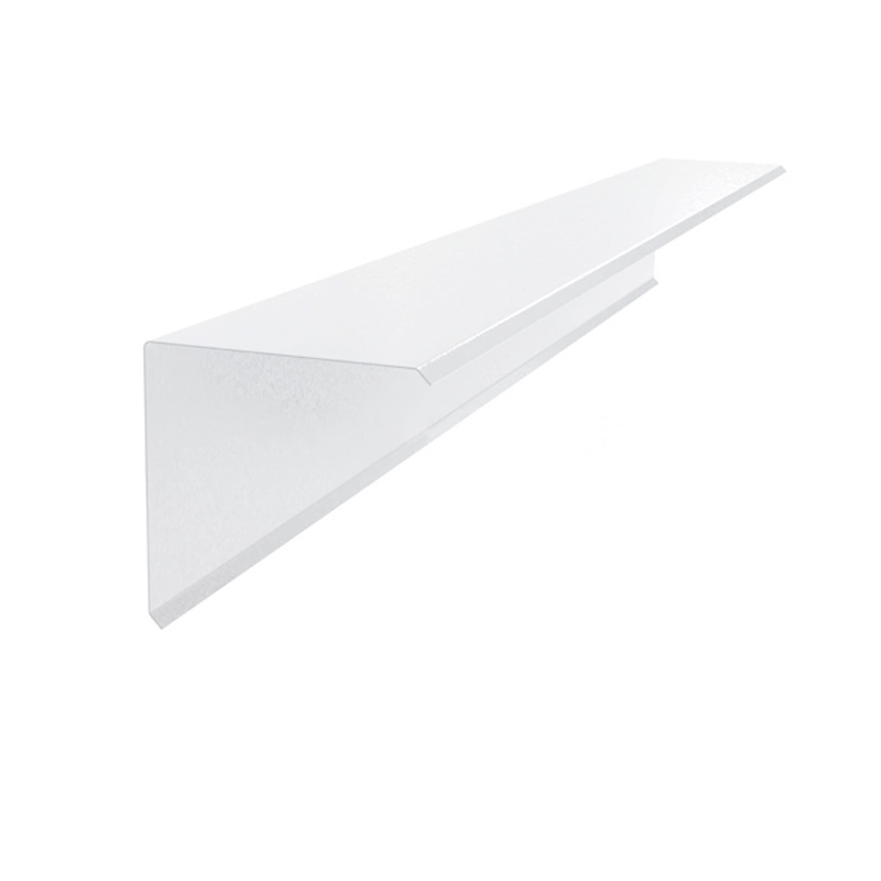 Babeta lateral esquinero blanco C25 Des. 330mm x 2.44m