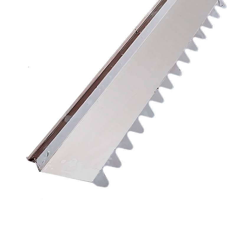 Babeta amure acanalada gris C25 Des. 250mm x 2.44m