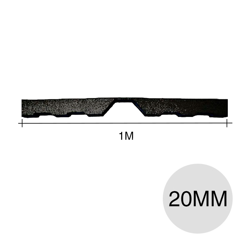 Burlete sellador poliuretanico cumbrera T98 20mm x m
