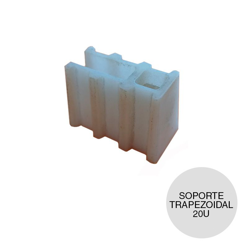 Soporte chapa trapezoidal T101 plastico bolsa x 20u