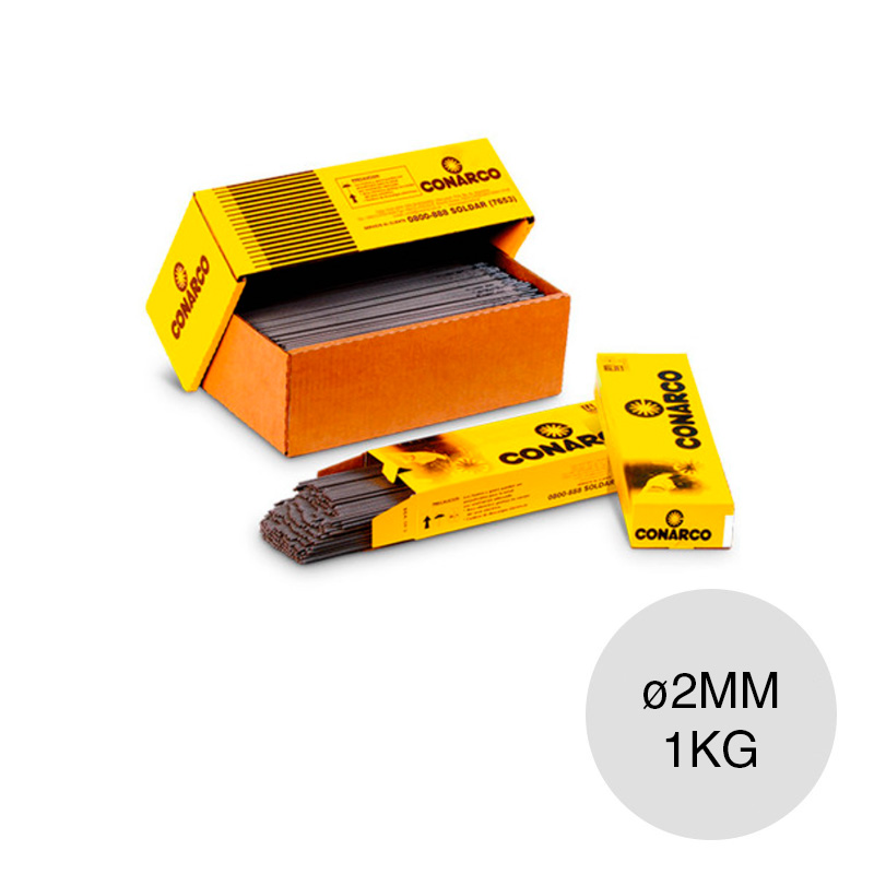 Electrodo rutilico p/soldar acero al carbono ø 2mm caja x 1kg