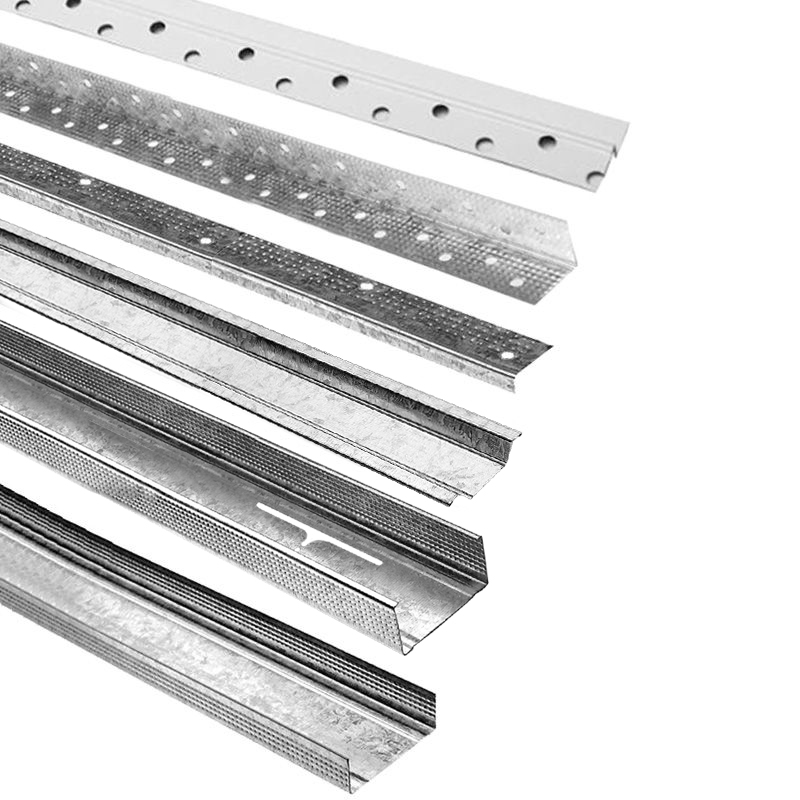 Perfiles construccion seco soleras montantes galvanizados y accesorios
