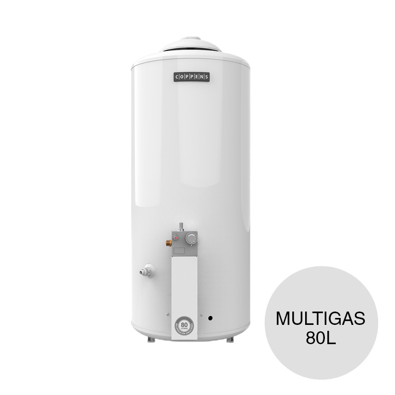 Termotanque TTQ RS c/conexion superior multigas 80l ø 430mm x 1080mm