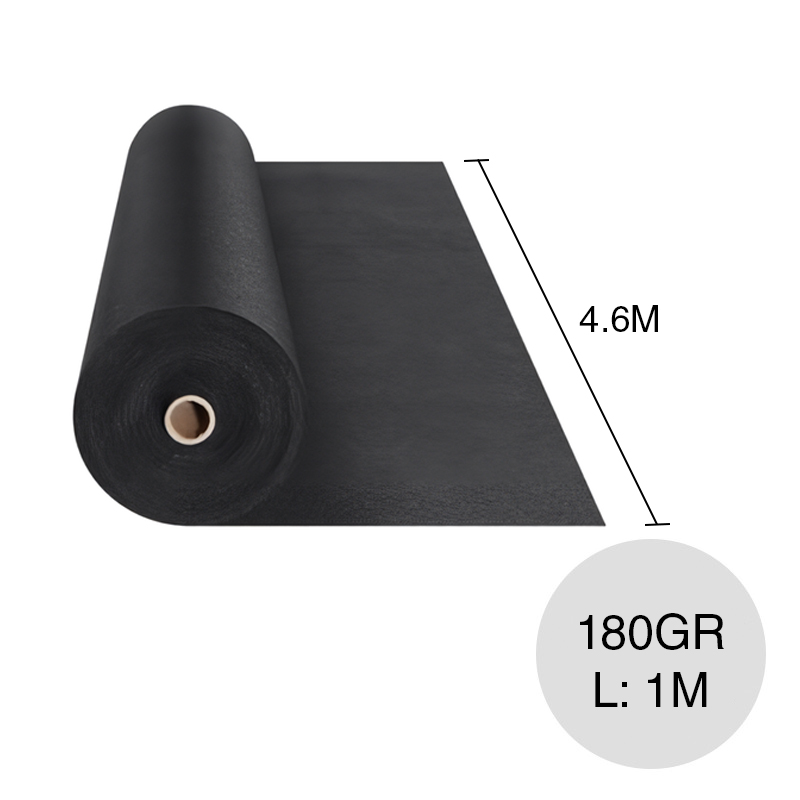 Manta no tejida poliester techos geotextil Plustex 180gr x 1m x 4.6m rollo x 4.6m²