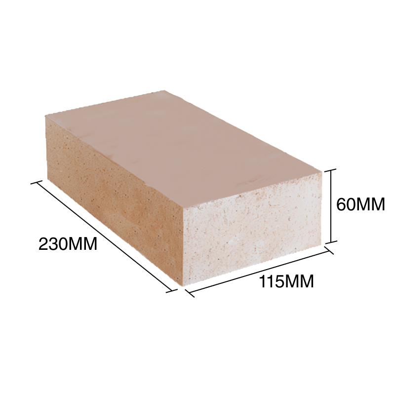 Ladrillo refractario arcilla natural 60mm x 115mm x 230mm