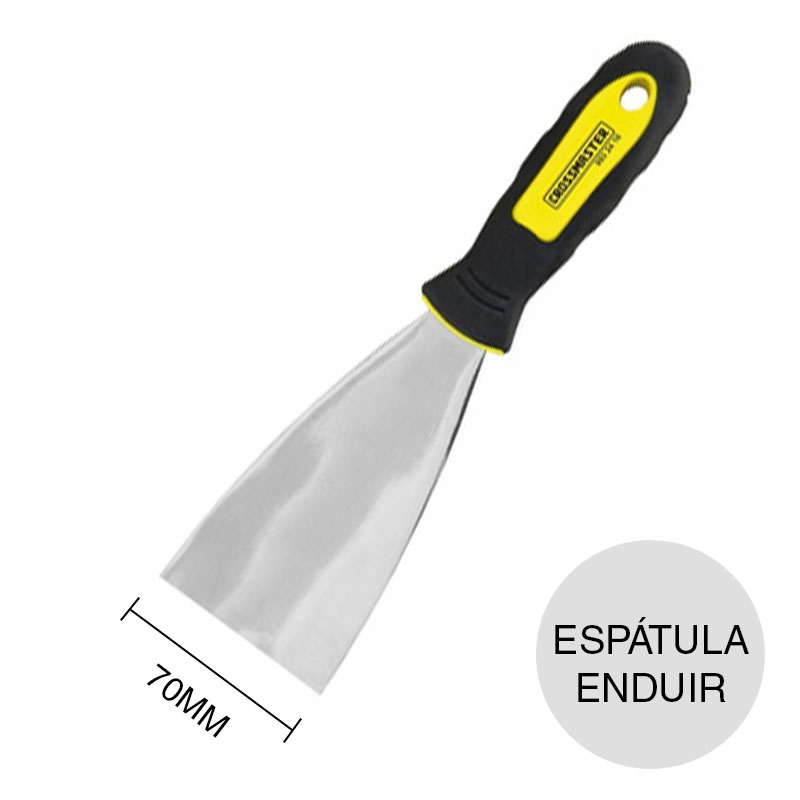 Espatula enduir acero inoxidable x 70mm