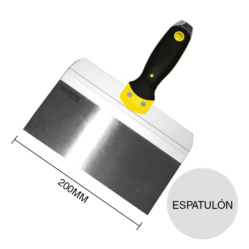 Espatulon enduir acero inoxidable x 200mm