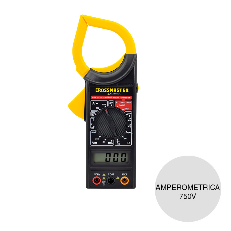 Pinza amperometrica digital 750v 1000a
