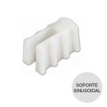 Soporte plastico chapa sinusoidal bolsa x 100u
