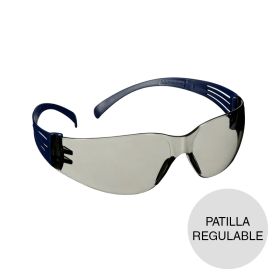 Anteojos seguridad SecureFit 100 patilla ajustable policarbonato gris