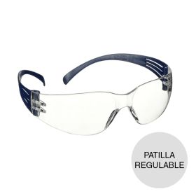 Anteojos seguridad SecureFit 100 patilla ajustable policarbonato transparente